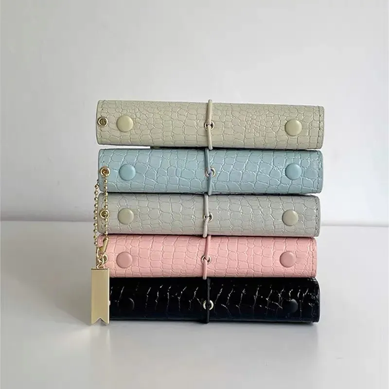 A6/M5 Crocodile Skin Loose-leaf Journal Notebook, Multi-function Binder for Office Business Diary Planner Organizer, Professional Notepad thumbnail 4