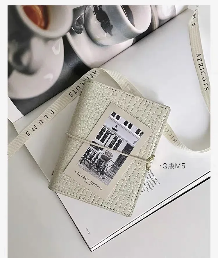 A6/M5 Crocodile Skin Loose-leaf Journal Notebook, Multi-function Binder for Office Business Diary Planner Organizer, Professional Notepad showcase 24