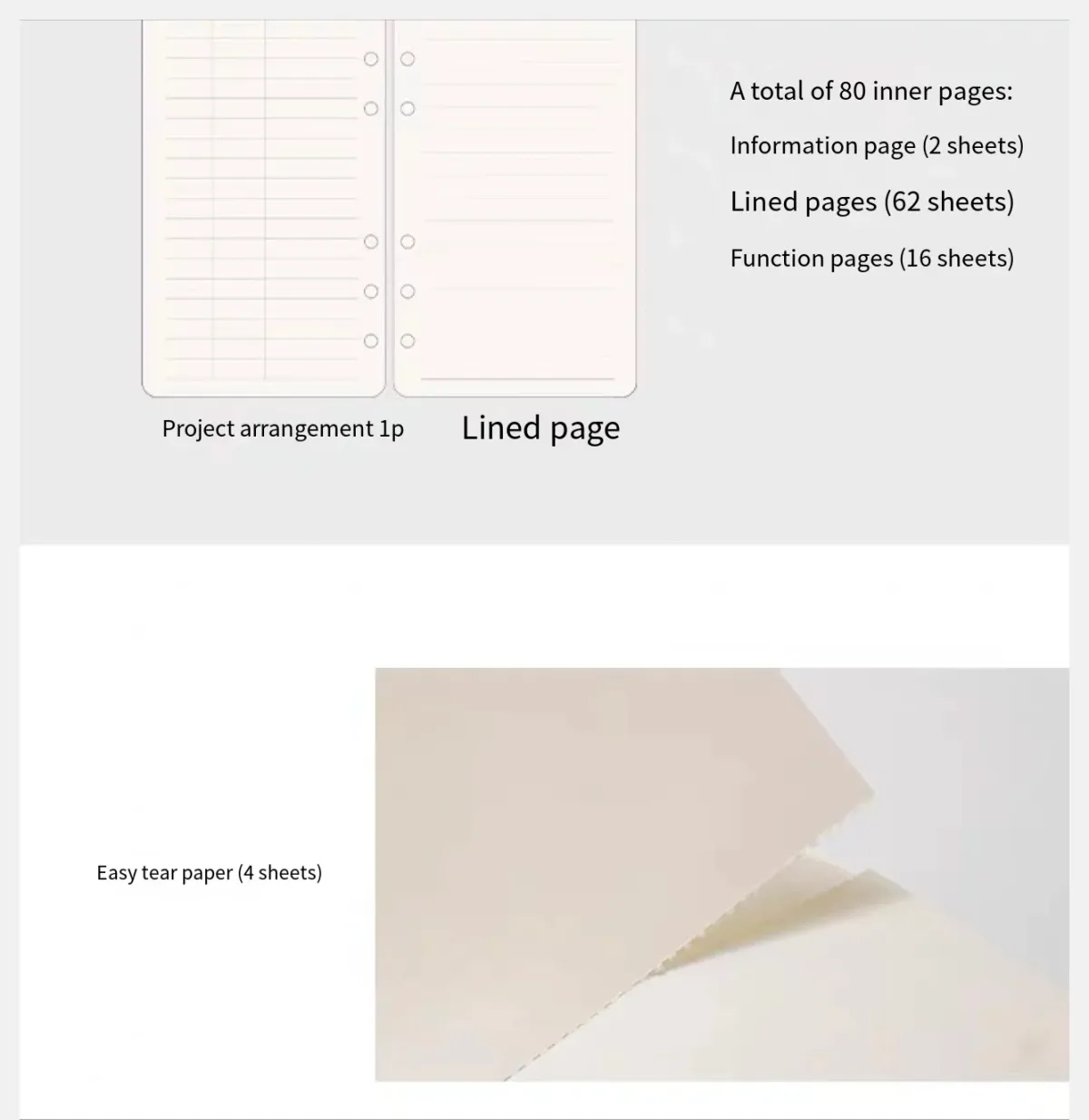 A6/M5 Crocodile Skin Loose-leaf Journal Notebook, Multi-function Binder for Office Business Diary Planner Organizer, Professional Notepad showcase 4