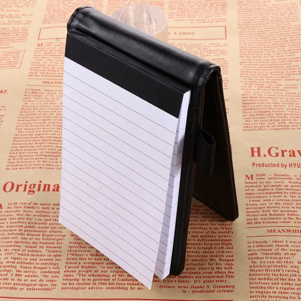 Retro A7 Mini Notepad with Leather Cover - Portable Pocket Planner for Business, Diary, Memos, Office & School Use showcase 5
