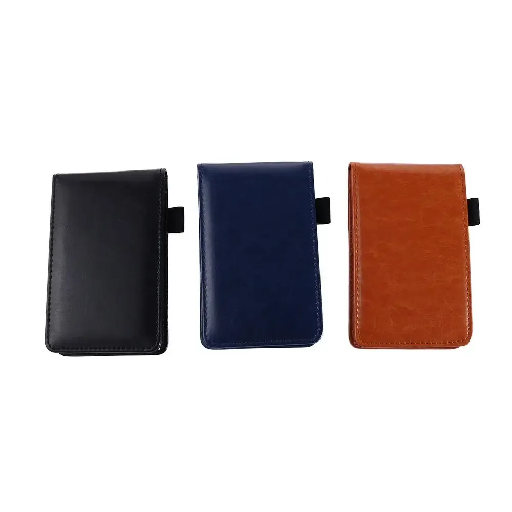 Retro A7 Mini Notepad with Leather Cover - Portable Pocket Planner for Business, Diary, Memos, Office & School Use showcase 2