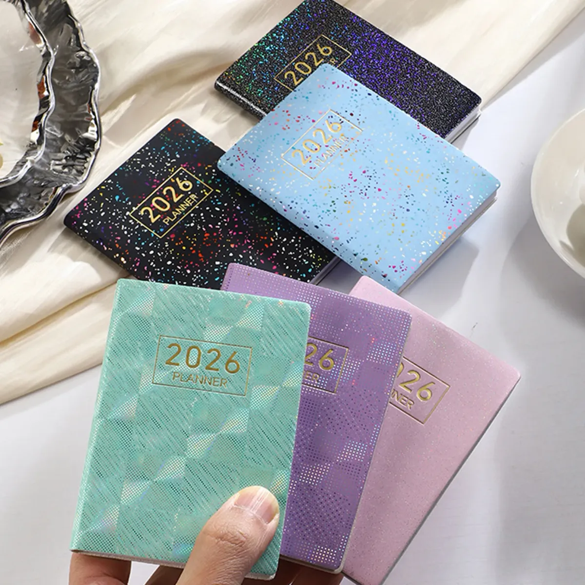 2026 Mini Pocket A7 PU Leather Planner Calendar - Daily Weekly Schedule Organizer Notebook for Home, School, Office, Business - Ideal for Men, Women, Teachers, Students showcase 6