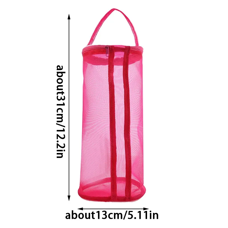 Portable Mesh Yarn Storage Bag Organizer - Cylinder Shape, Nylon & Mesh, Modern Simple Style, Ideal for Knitting, Crochet, Weaving Tools & Sewing Accessories showcase 7