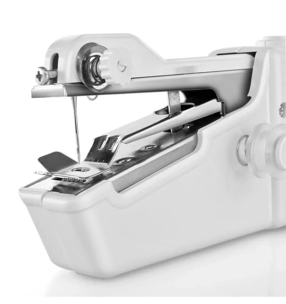 Portable Mini Handheld Electric Sewing Machine - Compact & Travel-Friendly for Home Repairs, DIY Crafts, and Quick Fixes - Includes Bobbin & Needle showcase 9