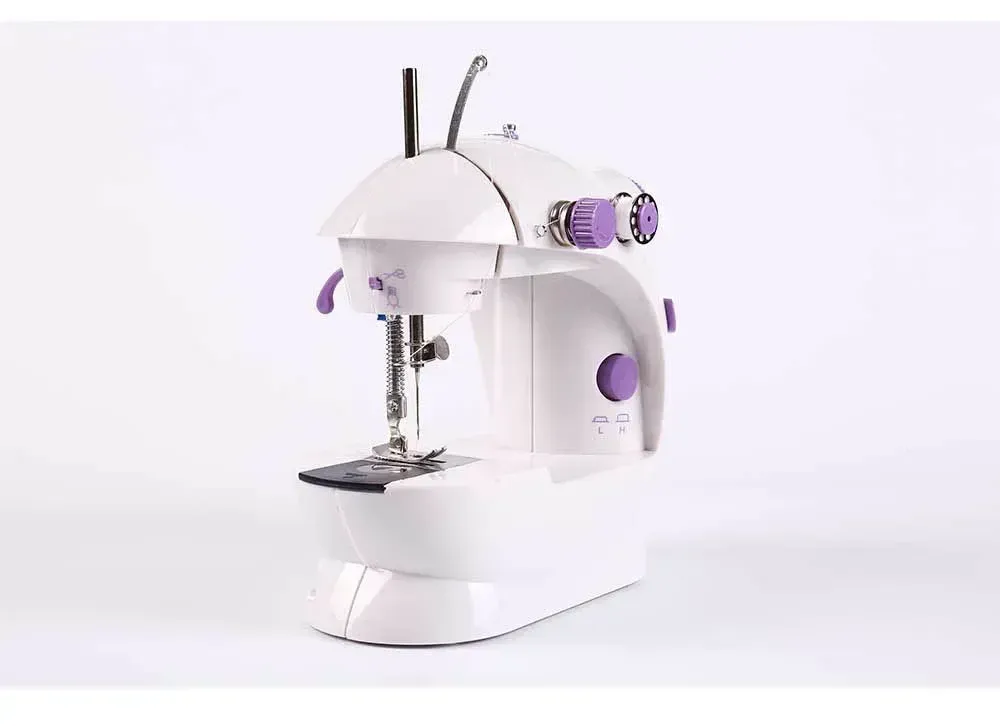 Mini Household Sewing Machine with Light, Foot Pedal & Cutter - Portable 202 Model for Quick Repairs & Crafting showcase 9