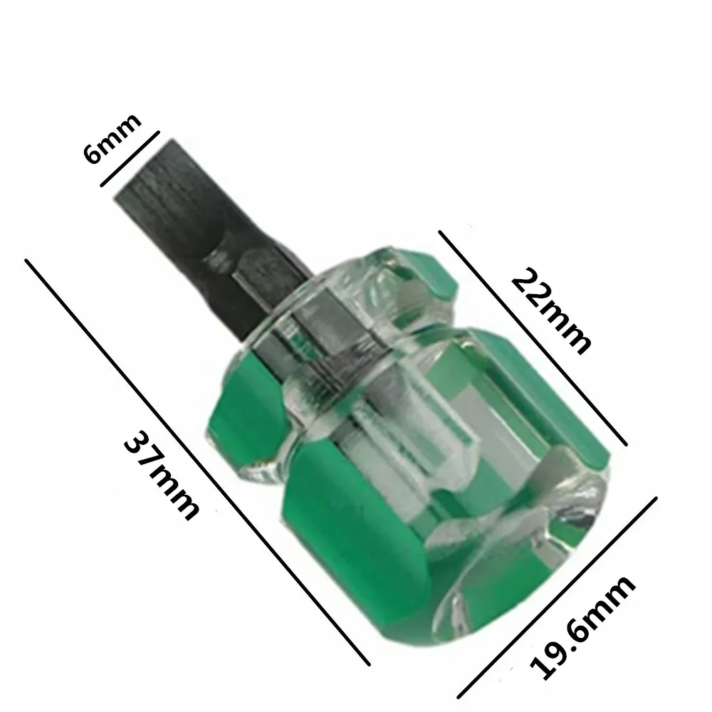 2PCS Mini Portable Metal Screwdriver Set with Transparent Handle, Radish Head Needle Plate for Electronics Repair, Sewing, and Small Projects showcase 3