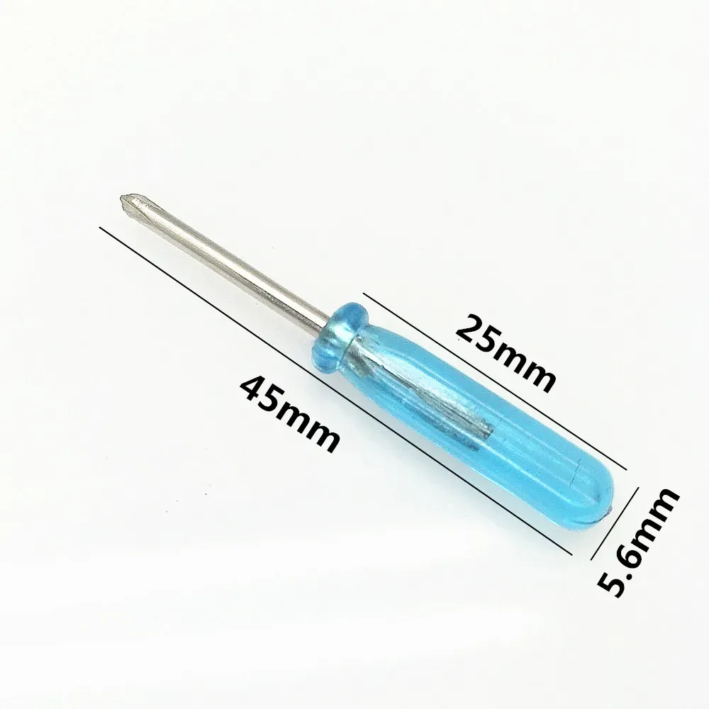 2PCS Mini Portable Metal Screwdriver Set with Transparent Handle, Radish Head Needle Plate for Electronics Repair, Sewing, and Small Projects showcase 6