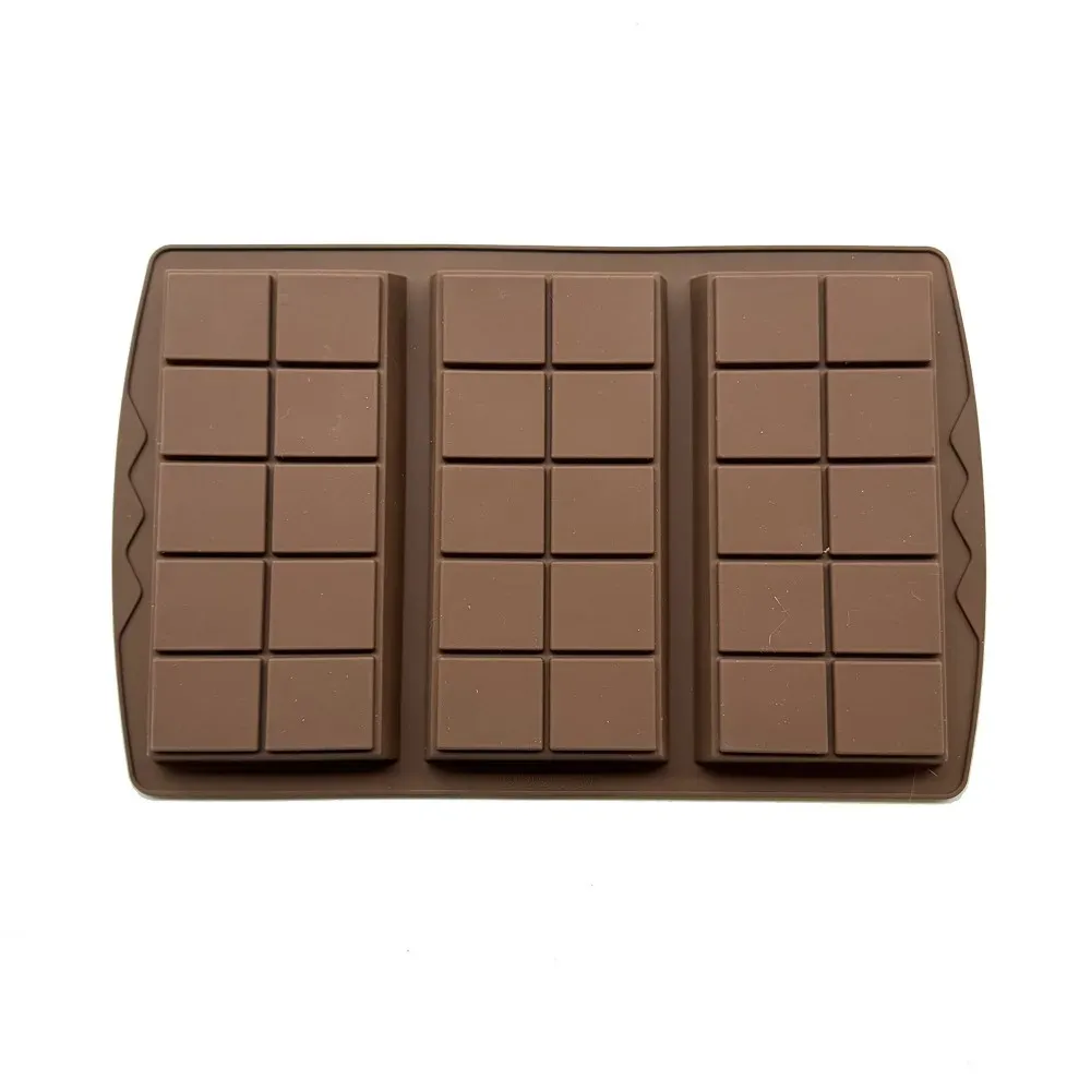 3-in-1 Silicone Chocolate Bar Molds for Baking & Crafts, Easy Release Rectangle Wax Melt Moulds, Durable Handmade Gift Making Supplies showcase 6