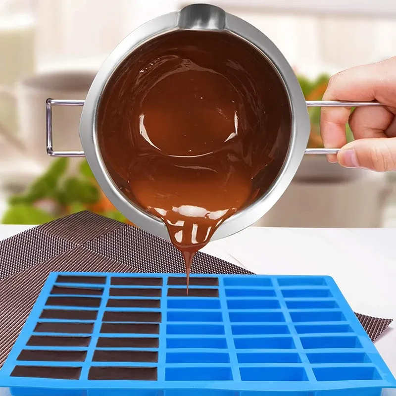40 Cavity Narrow Rectangle Silicone Candy Mold for Chocolate, Truffles, Jelly, Butter, Ice Cubes - Food Grade, Oven & Freezer Safe, Easy Clean Baking Gadget showcase 1