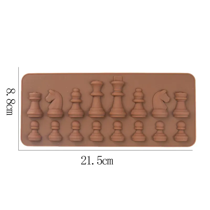 DIY Chess Shaped Silicone Mold for Chocolate, Ice Cubes, Baking & Cake Decorating - Flexible, Non-Stick Kitchen Accessory showcase 7