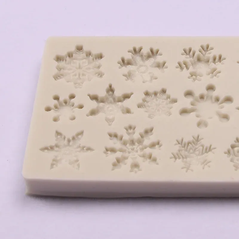 Snowflake Shaped 3D Silicone Mold for Chocolate, Candy, Jelly, Cake Baking, DIY Pastry, Ice Blocks, and Soap Making - Reusable & Food-Grade thumbnail 5