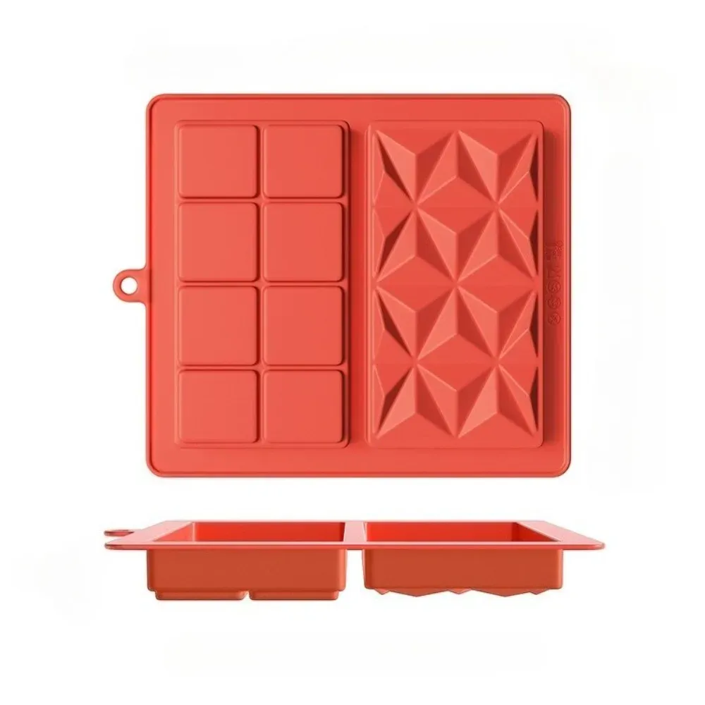 Large Dubai Chocolate Bar Silicone Mold - Pistachio & Filling Friendly, Reusable Food Grade Baking Tool for Candy & Desserts showcase 1