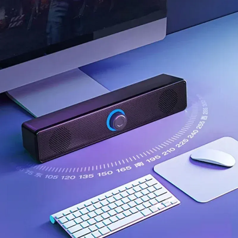 Bluetooth 4D Surround Soundbar Home Theater System for TV & Computer with Deep Bass Subwoofer, Wired Stereo Option thumbnail 2