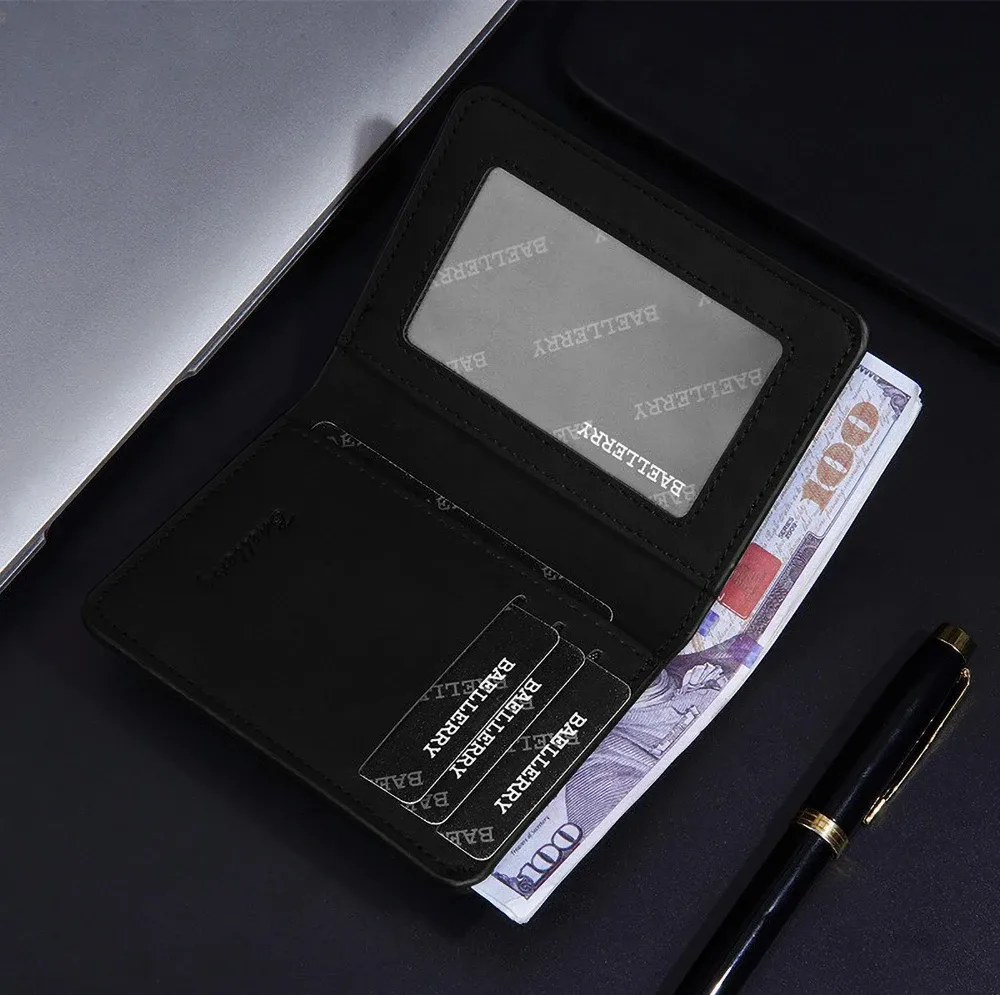 Baellerry Men's PU Leather Minimalist Front Pocket Wallet with Money Clip - Slim Travel Essentials Card Holder showcase 19