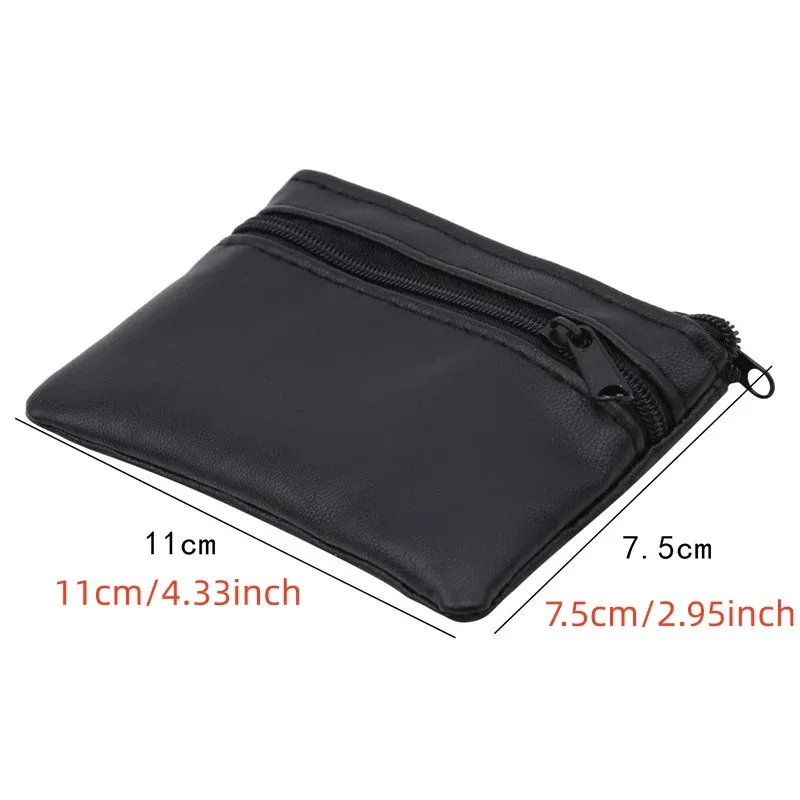 Unisex Mini Coin Purse Wallet for Men & Women, Small Leather Zipper Change Pouch with Key Holder, Ideal for Kids & Adults showcase 7