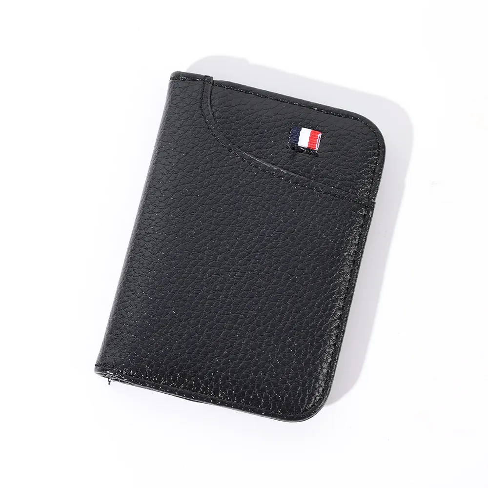 Ultra Slim PU Leather Card Holder Wallet for Men - Minimalist Mini Credit Card Purse with 9 Slots, Business Style, Compact and Lightweight showcase 11