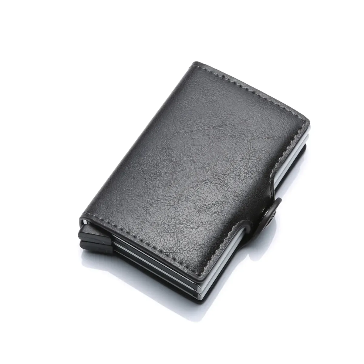 RFID Blocking Men's Slim Carbon Fiber Wallet with 14 Card Holders, Mini Money Bag, Small Bifold Purse for Business and Travel showcase 10