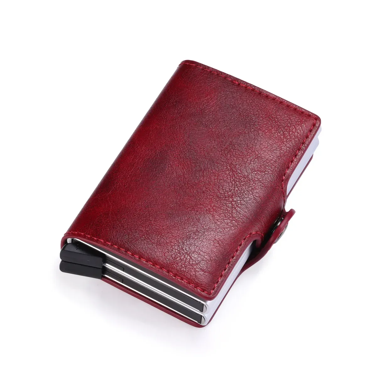RFID Blocking Men's Slim Carbon Fiber Wallet with 14 Card Holders, Mini Money Bag, Small Bifold Purse for Business and Travel showcase 20