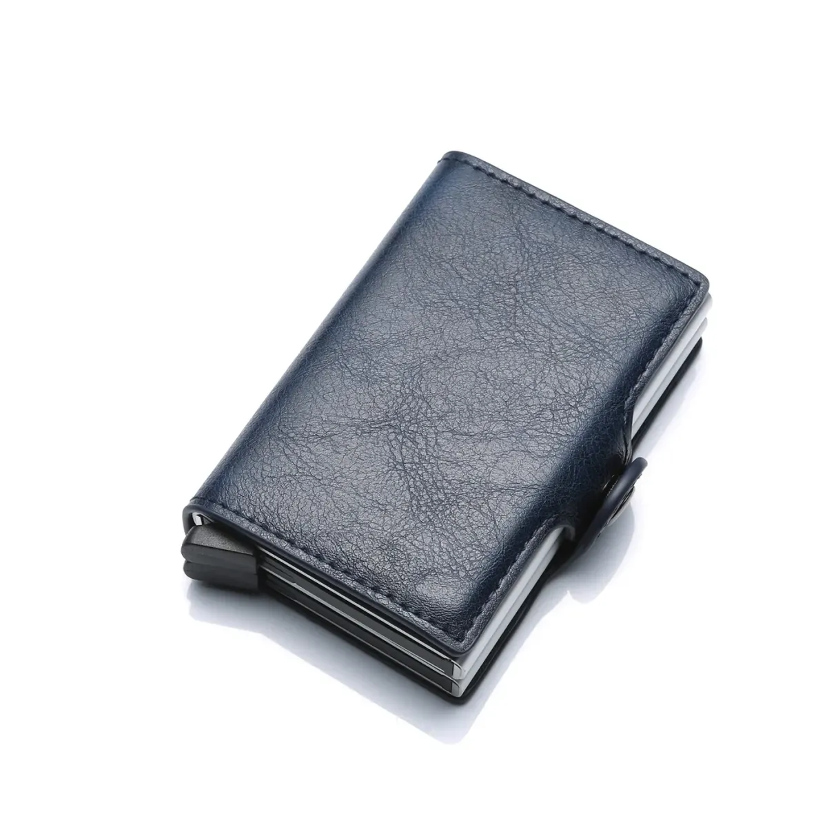 RFID Blocking Men's Slim Carbon Fiber Wallet with 14 Card Holders, Mini Money Bag, Small Bifold Purse for Business and Travel showcase 4