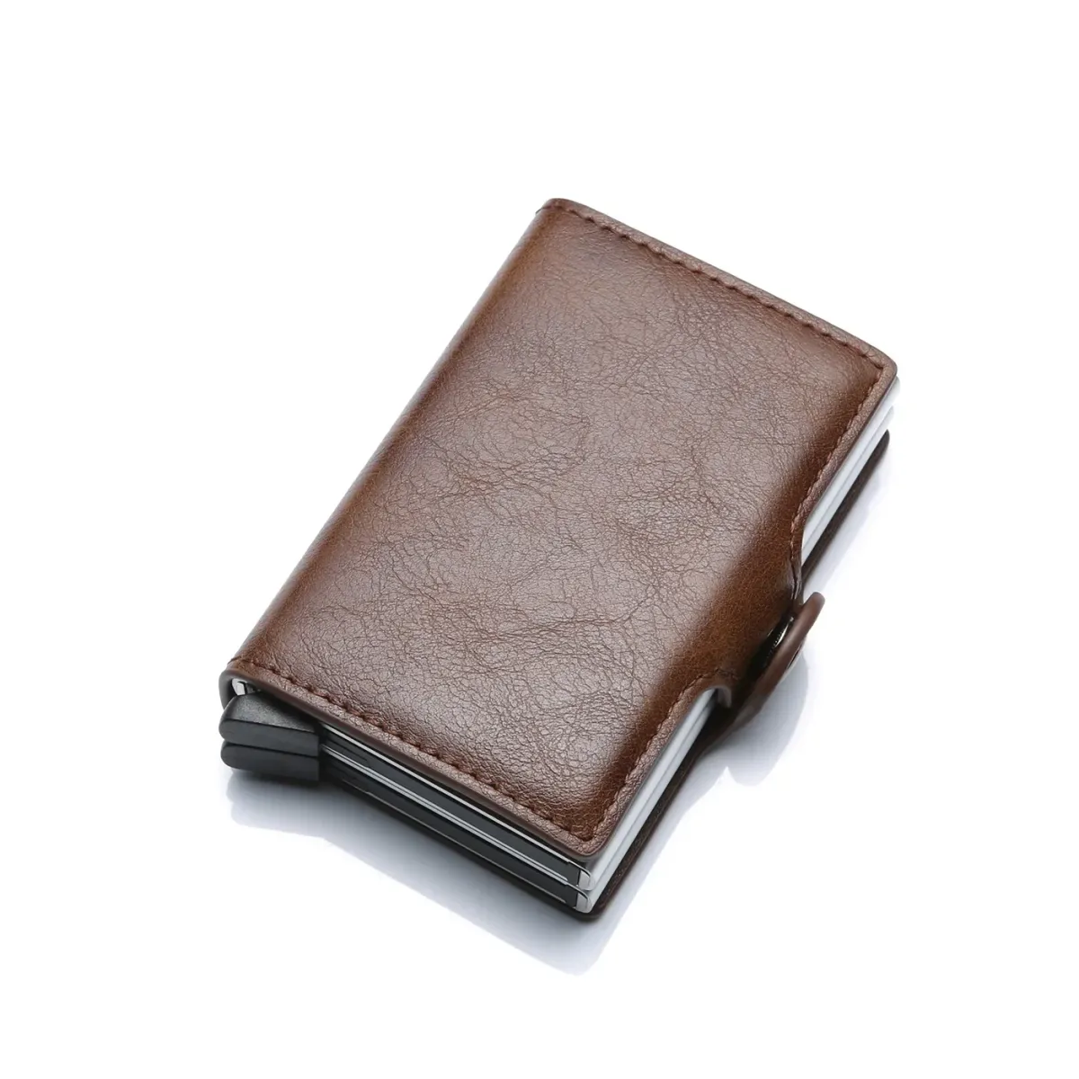 RFID Blocking Men's Slim Carbon Fiber Wallet with 14 Card Holders, Mini Money Bag, Small Bifold Purse for Business and Travel showcase 8