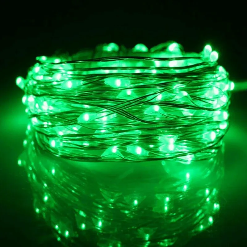 10M LED Copper Wire Fairy String Lights - Battery Powered, Flexible Waterproof Lights for Bedroom, Garden, Party, Wedding Decor showcase 7
