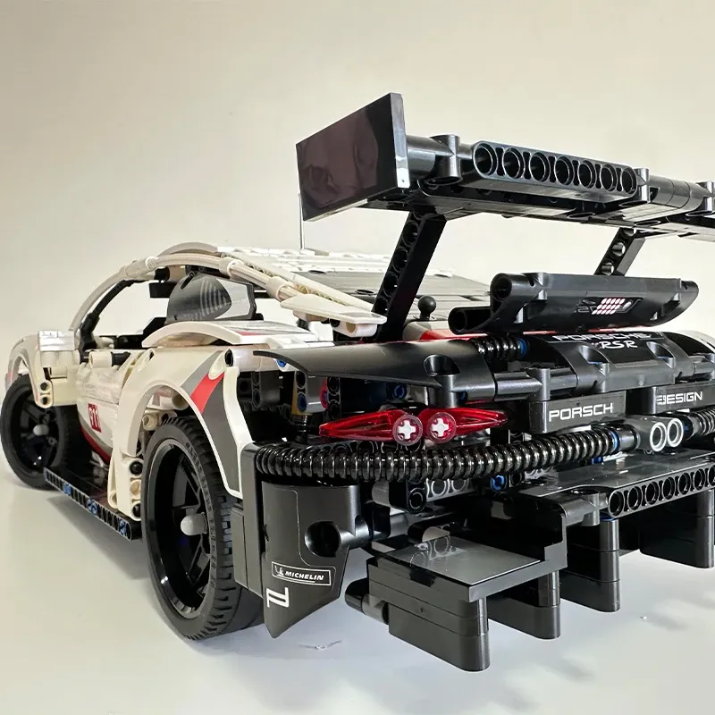 1580Pcs Technic 1:10 Scale Classic Super Racing Car Building Blocks Assembly Toy for Boys, Home Decoration, Birthday Gift thumbnail 2
