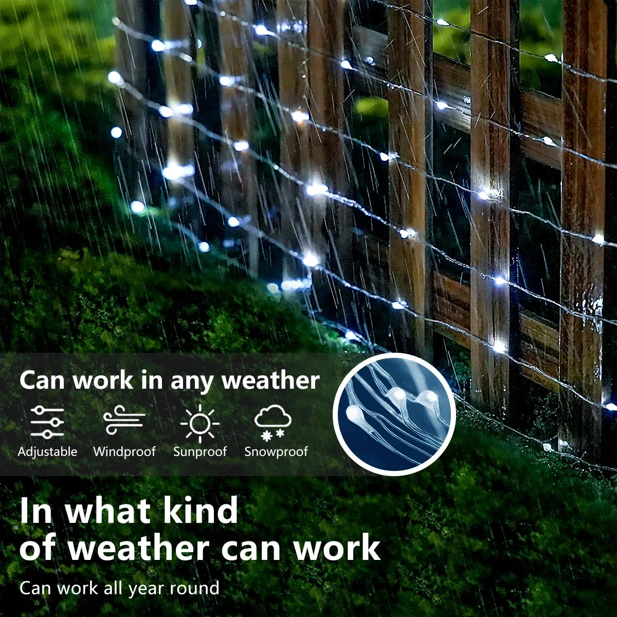 Waterproof USB LED String Lights - 5M/10M/20M Copper Wire Fairy Lights for Christmas, Weddings, Parties & Home Decor showcase 9