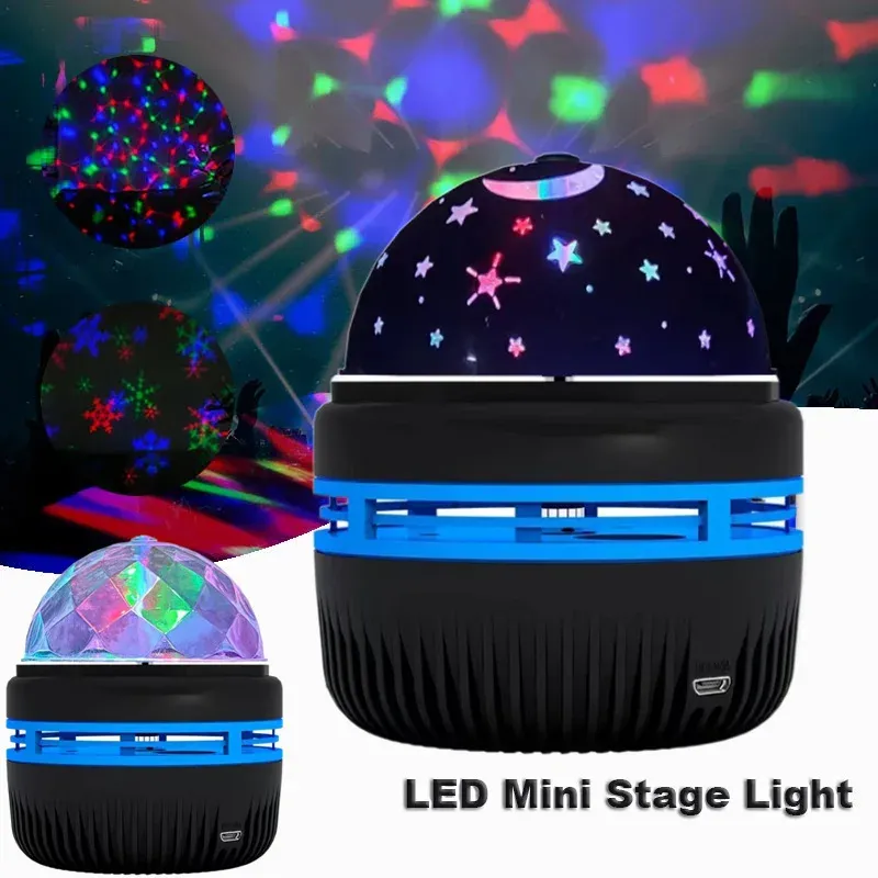 LED Starry Galaxy Projector Light with RGB Remote Control - Aurora Lamp for Home, KTV, Camping, and Wedding Decorations thumbnail 6