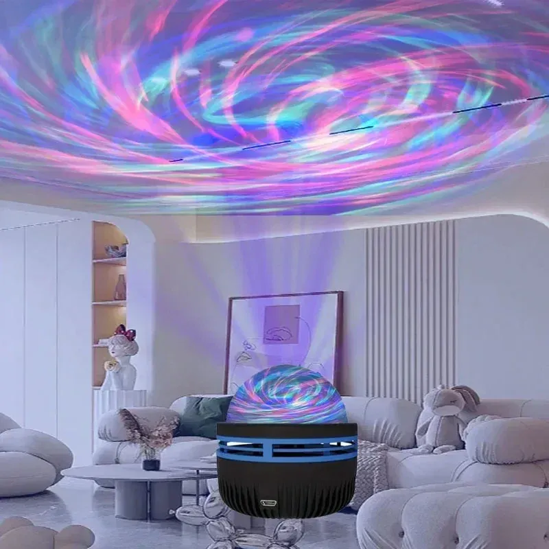 LED Starry Galaxy Projector Light with RGB Remote Control - Aurora Lamp for Home, KTV, Camping, and Wedding Decorations showcase 21