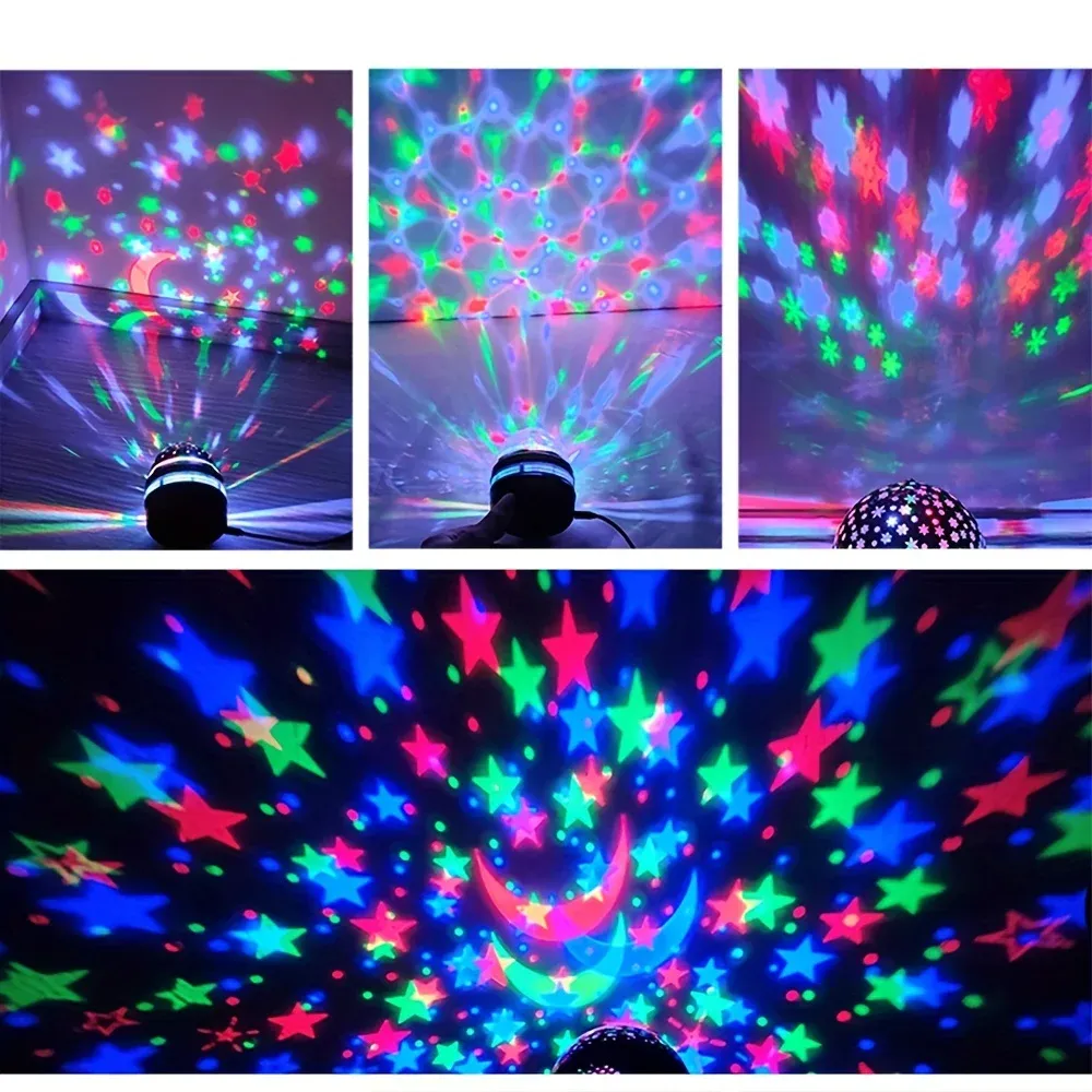 LED Starry Galaxy Projector Light with RGB Remote Control - Aurora Lamp for Home, KTV, Camping, and Wedding Decorations showcase 7