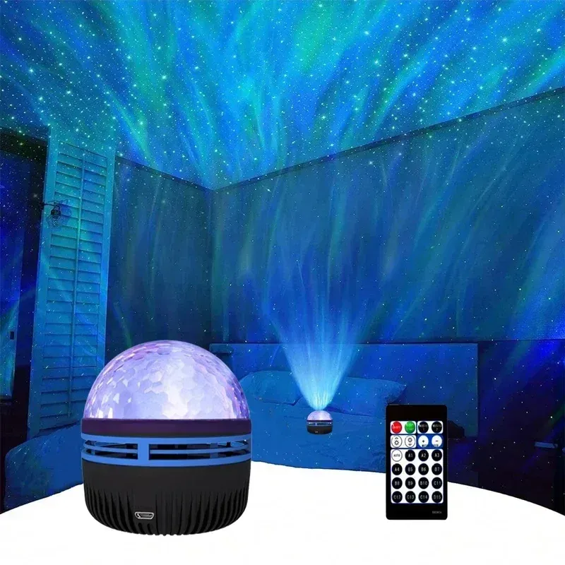 LED Starry Galaxy Projector Light with RGB Remote Control - Aurora Lamp for Home, KTV, Camping, and Wedding Decorations showcase 17