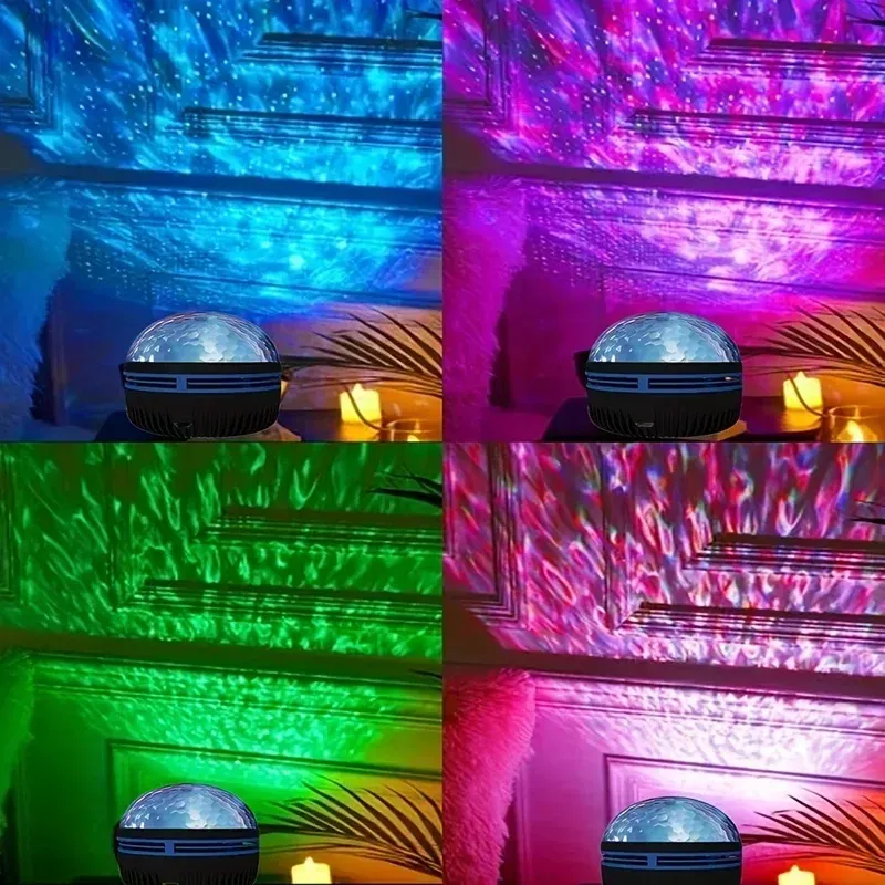 LED Starry Galaxy Projector Light with RGB Remote Control - Aurora Lamp for Home, KTV, Camping, and Wedding Decorations showcase 22