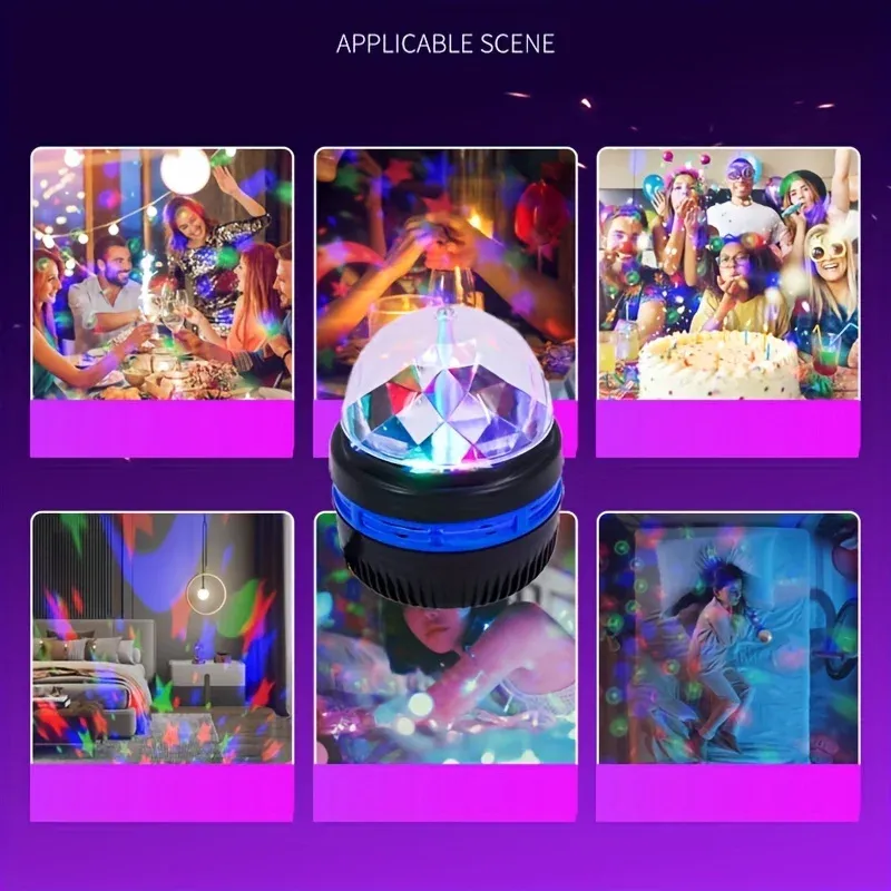 LED Starry Galaxy Projector Light with RGB Remote Control - Aurora Lamp for Home, KTV, Camping, and Wedding Decorations showcase 5