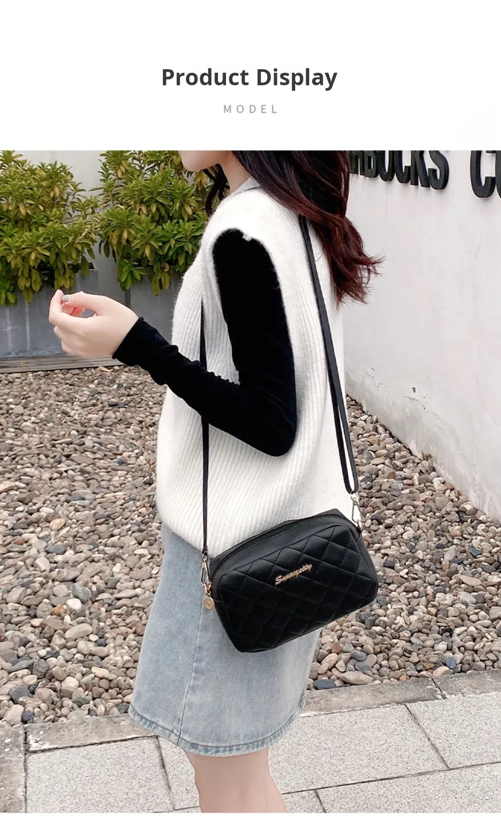 2024 Trendy Women's Small Messenger Bag with Tassel & Lingge Embroidery, Fashion Chain Crossbody Camera Bag, Soft PU Leather for Stylish Ladies showcase 7