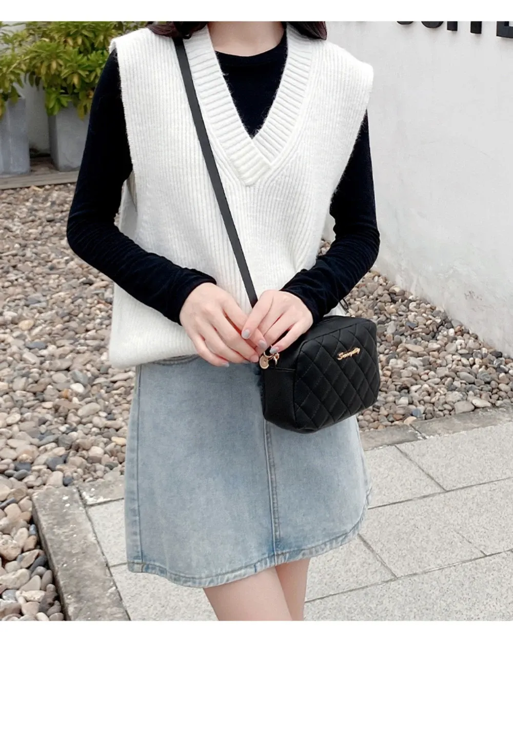 2024 Trendy Women's Small Messenger Bag with Tassel & Lingge Embroidery, Fashion Chain Crossbody Camera Bag, Soft PU Leather for Stylish Ladies showcase 11