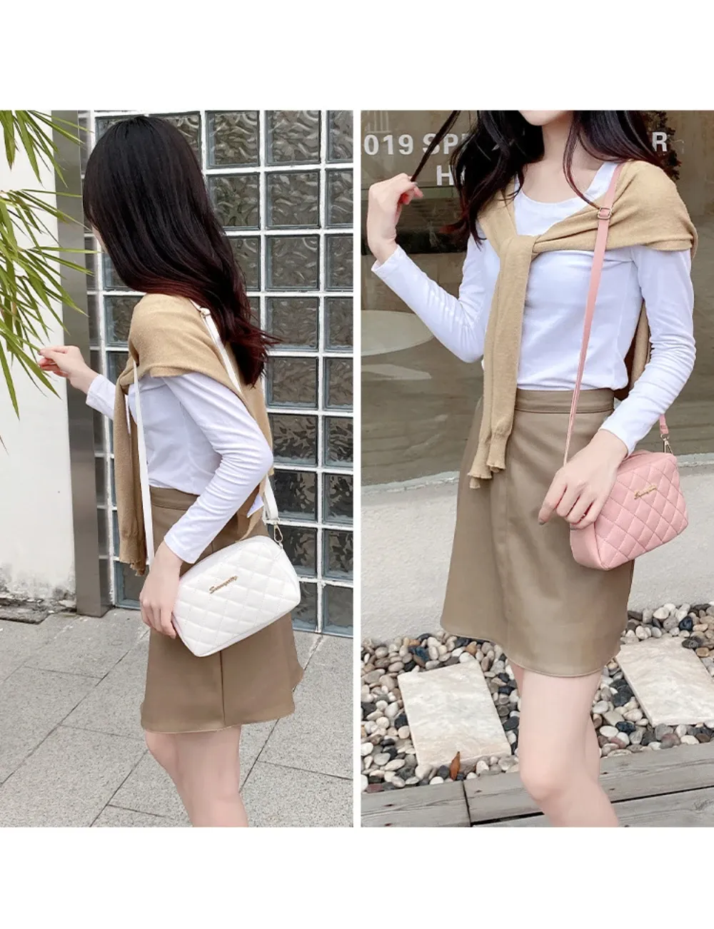 2024 Trendy Women's Small Messenger Bag with Tassel & Lingge Embroidery, Fashion Chain Crossbody Camera Bag, Soft PU Leather for Stylish Ladies showcase 17