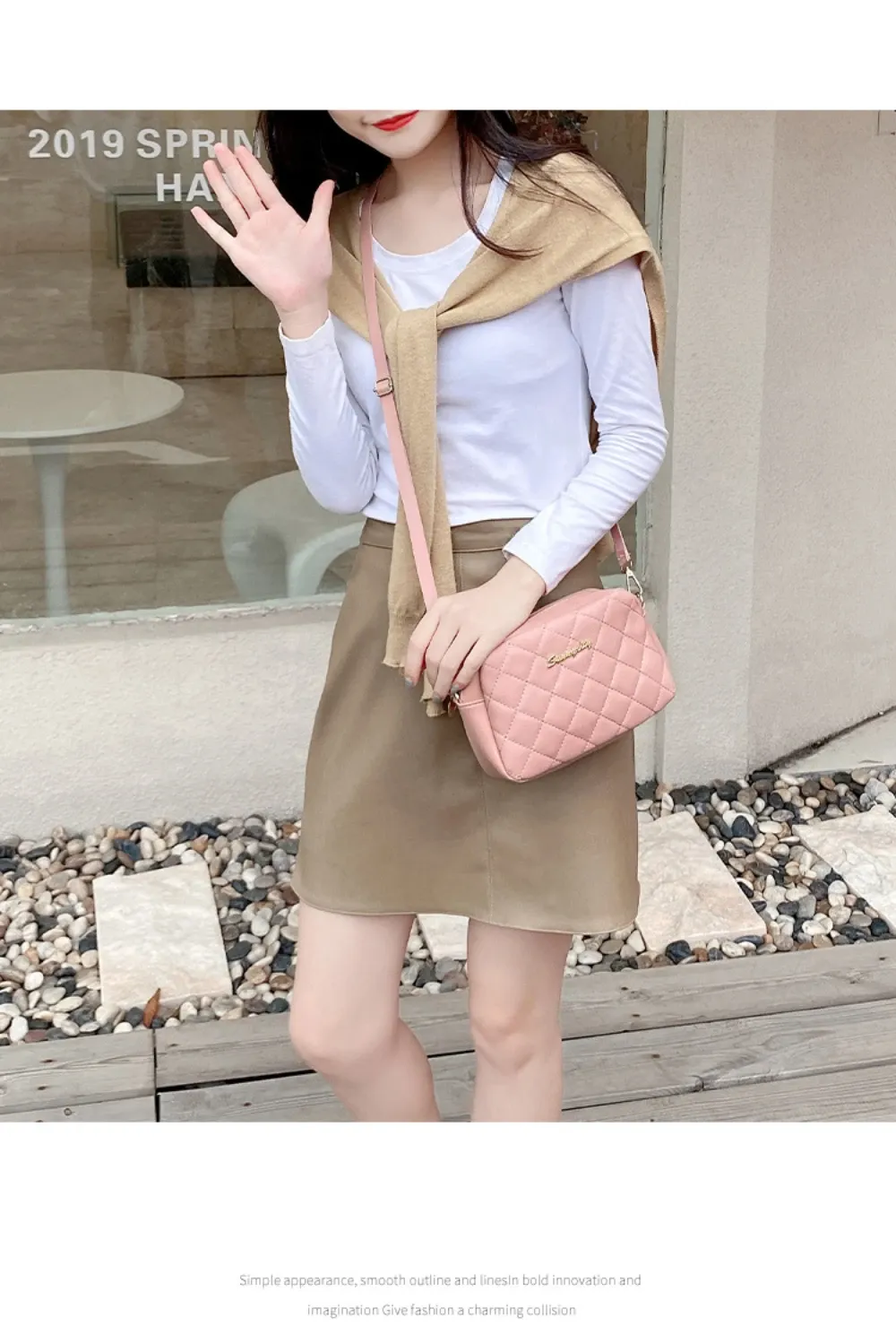 2024 Trendy Women's Small Messenger Bag with Tassel & Lingge Embroidery, Fashion Chain Crossbody Camera Bag, Soft PU Leather for Stylish Ladies showcase 18