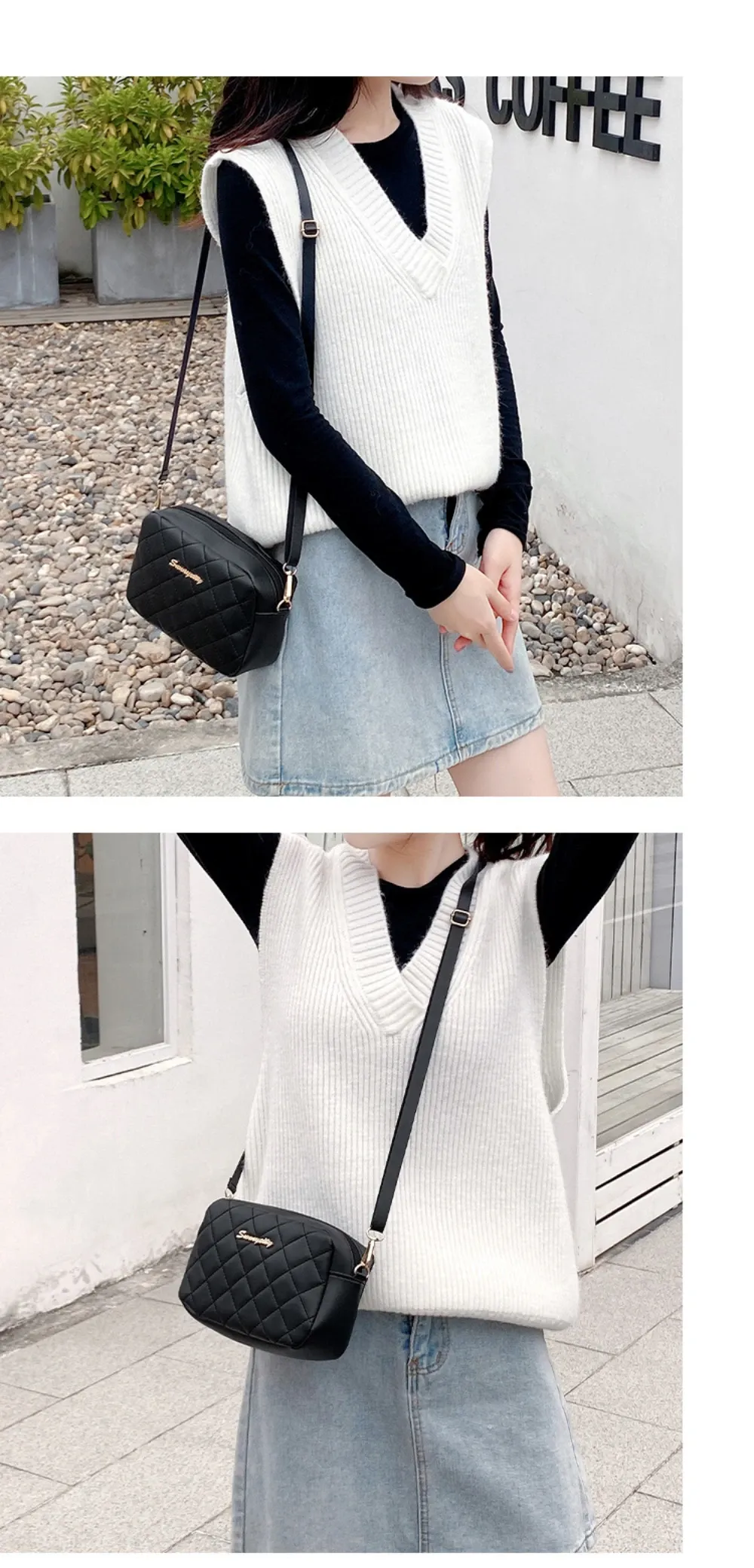 2024 Trendy Women's Small Messenger Bag with Tassel & Lingge Embroidery, Fashion Chain Crossbody Camera Bag, Soft PU Leather for Stylish Ladies showcase 12