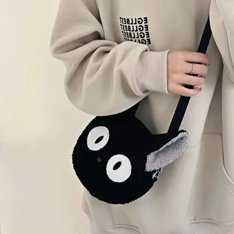 Kawaii Plush Shoulder Bag for Women - Cute Cartoon Bear Design, Milk Cotton, Small Phone Purse, Ideal for Daily Outings & Parties thumbnail 1