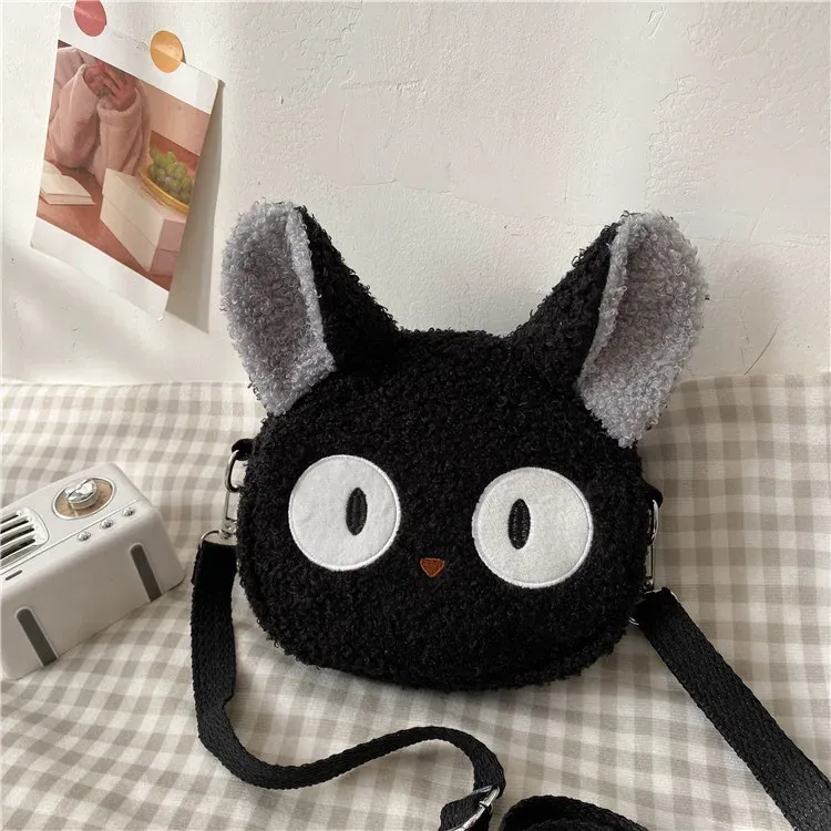 Kawaii Plush Shoulder Bag for Women - Cute Cartoon Bear Design, Milk Cotton, Small Phone Purse, Ideal for Daily Outings & Parties showcase 11