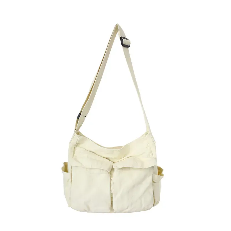 Women's Large Capacity Canvas Messenger Bag - Casual Shoulder Bag for School, Work, and Travel showcase 3