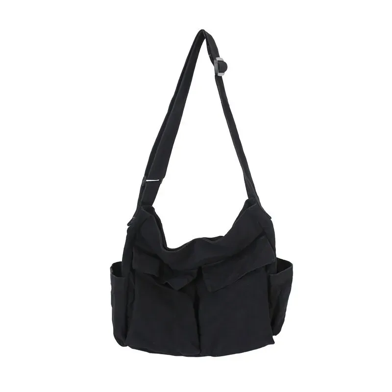 Women's Large Capacity Canvas Messenger Bag - Casual Shoulder Bag for School, Work, and Travel showcase 2