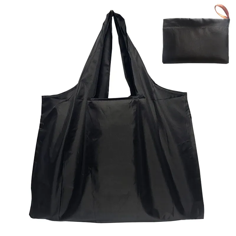 Large Capacity Foldable Shopping Bag, Waterproof Shoulder Tote for Supermarket Groceries, Environmentally Friendly & Portable Storage showcase 16