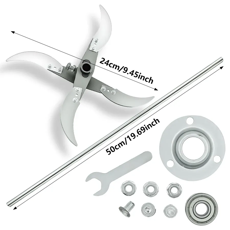 Multifunctional Grass Cutting Blade Set for Garden Edging & Vegetable Chopping - Rust-Resistant Stainless Steel Tool for Farm & Home Use thumbnail 4