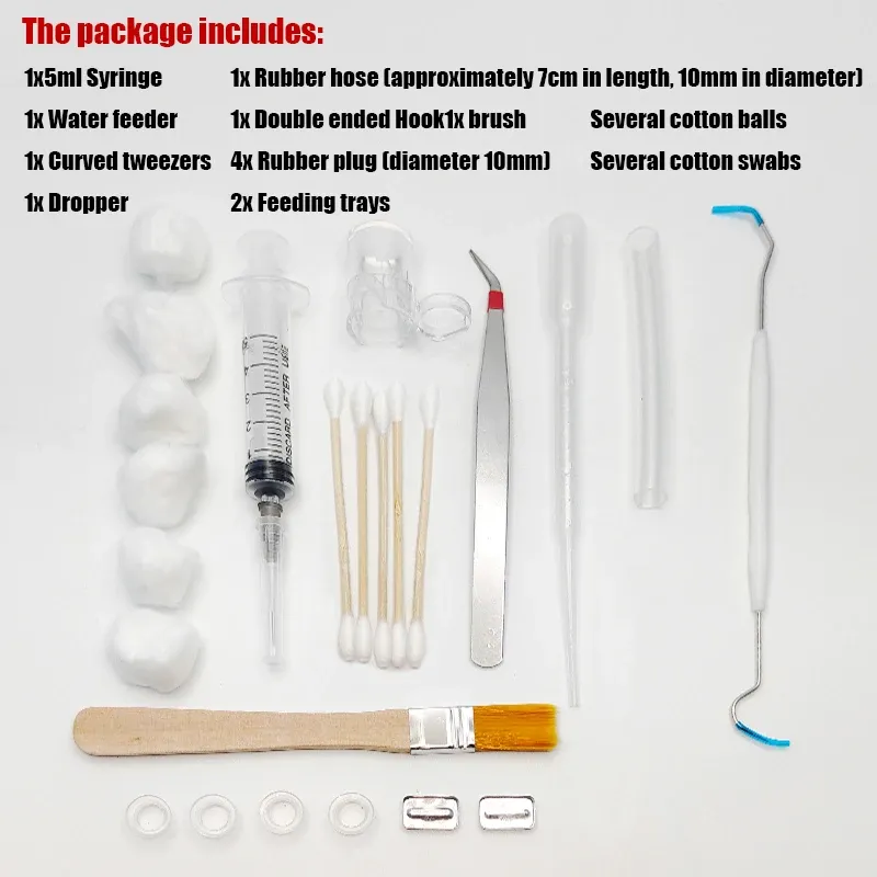 DIY Acrylic Ant Farm Tools Set for Beginners - Complete Ant Nest Accessories Kit with Syringe, Feeders, Tweezers, Dropper, and More - Ideal for Ant Pet Enthusiasts showcase 1