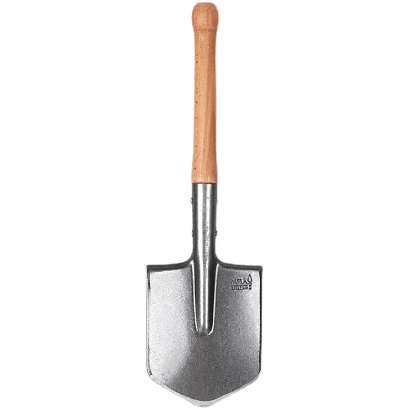 Manganese Steel Sapper Shovel with Red Beech Handle - Heavy Duty Outdoor Survival, Camping, Gardening, Farming Tool thumbnail 6