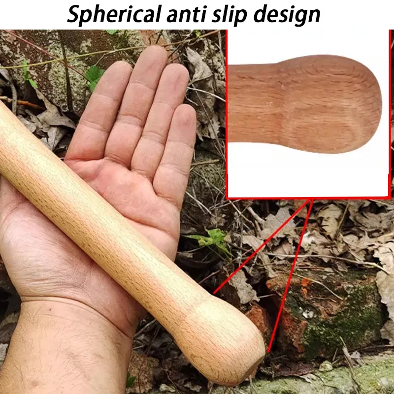 Manganese Steel Sapper Shovel with Red Beech Handle - Heavy Duty Outdoor Survival, Camping, Gardening, Farming Tool thumbnail 5