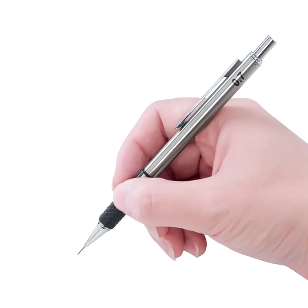 Professional Metal Mechanical Pencil Set with Grip - 0.5/0.7/0.9/2.0mm Automatic Drafting Pencils for Art, Drawing, Students, Office Use showcase 6