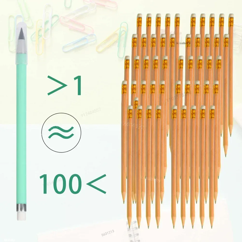 6/12/18pcs Inkless Pencils - Reusable Everlasting Unlimited Writing & Drawing Tools for Students, Office, School Supplies showcase 2