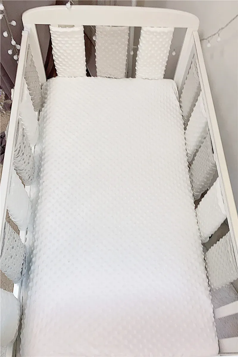 Soft Warm Bubble Fleece Baby Crib Bed Sheet Set - Cozy Newborn Bedding Linen Cover Blanket for Winter, Toddler Stroller Use, Bath Towel showcase 8